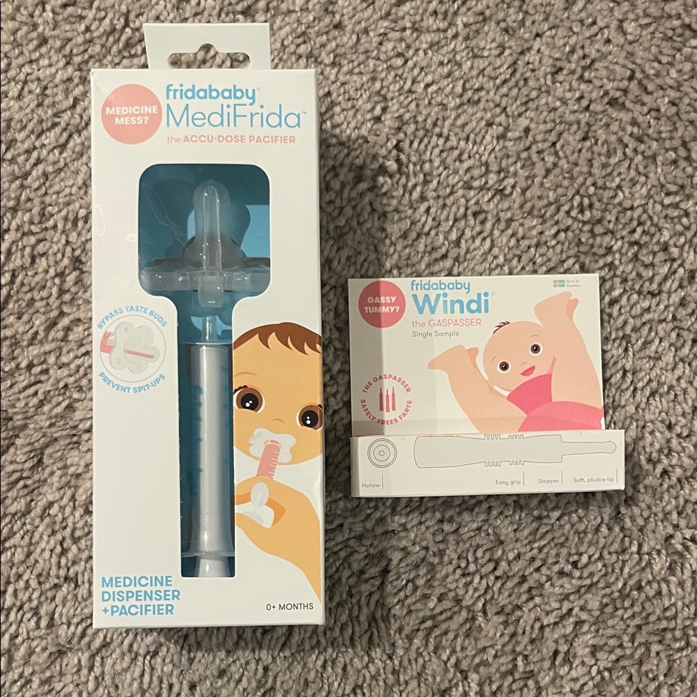 Fridababy MediFrida Pacifier and Windi Gaspasser Set